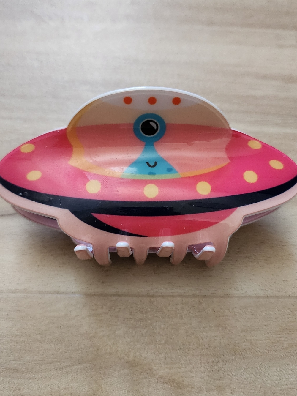 UFO Alien Spaceship  Halloween Hair Claw Clip
